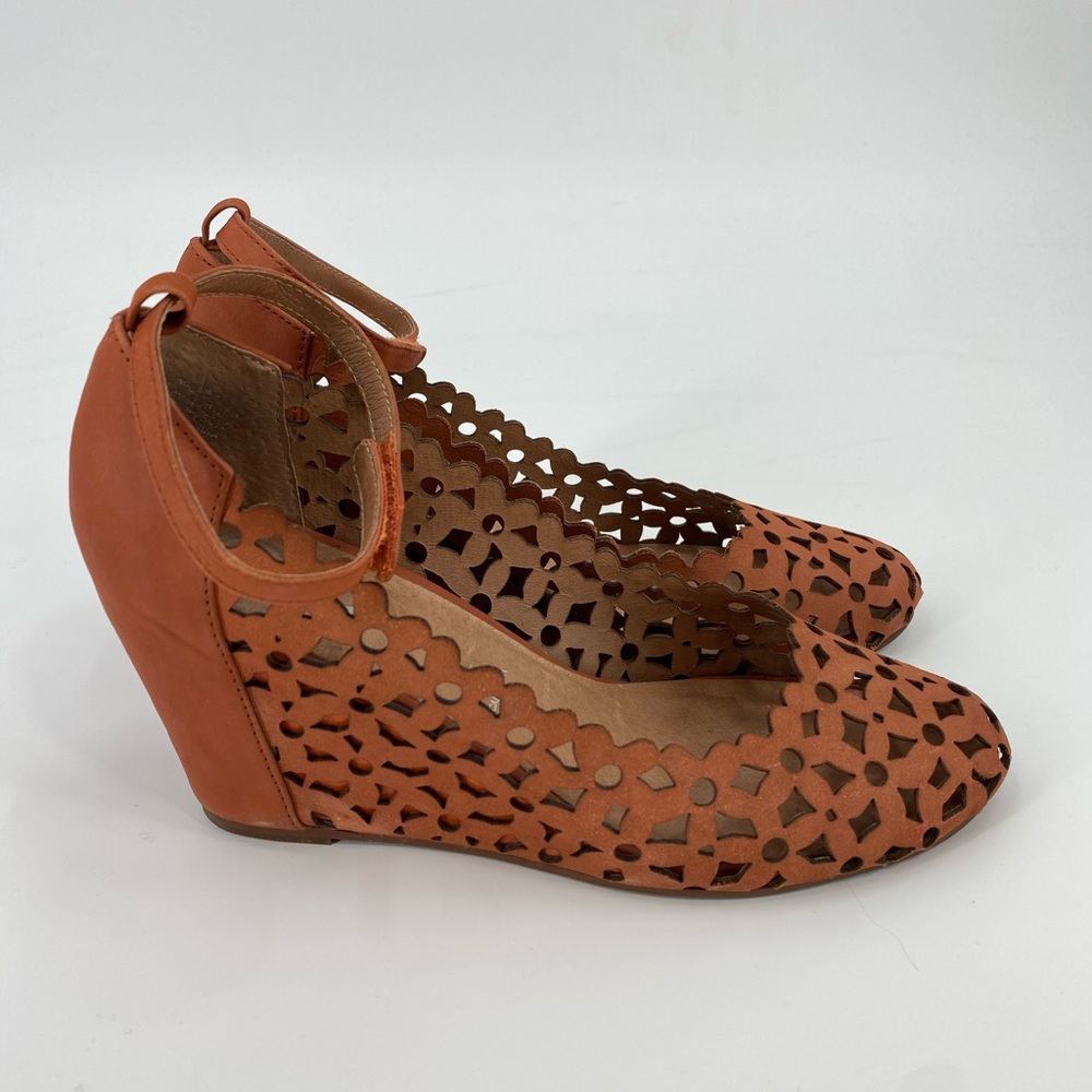 Jeffrey Campbell Tan Cutout Wedges